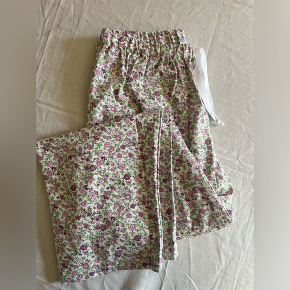 Vermont Country Store Other - Vermont Country Store NWOT Pink Floral Flannel Pj Bottom Pants Size Large